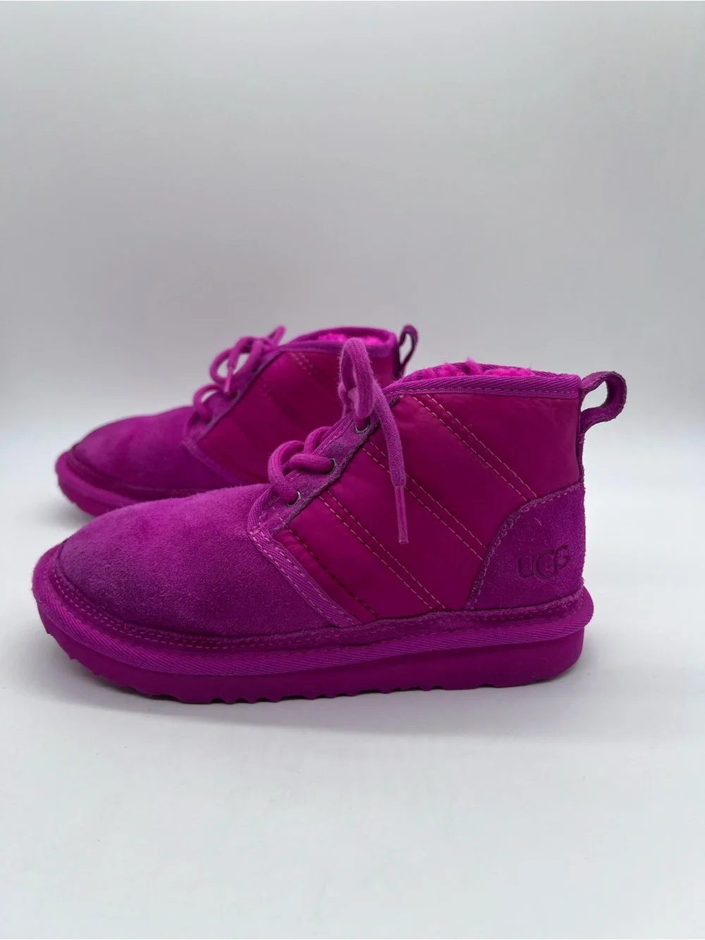 UGG Neumel II LTA Hot Pink Suede Bootie Unisex Size Little Kids 1